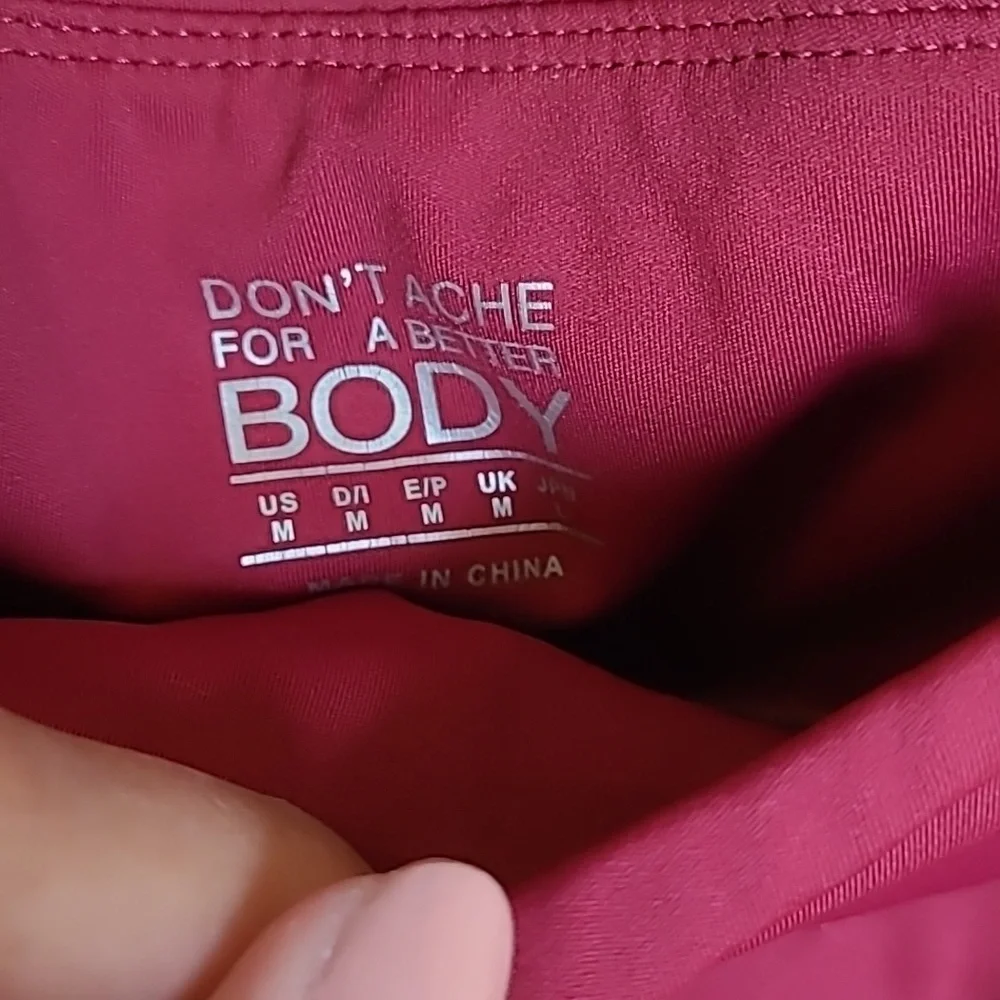 Don't ache for a better body Leggings size medium - Picture 2 of 2